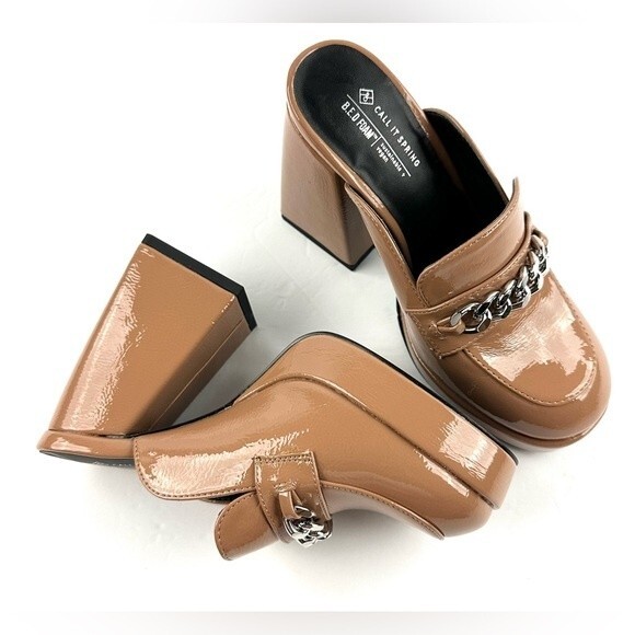 Call It Spring Cassia Chain Pump Light Brown Size 6 NWOT - Picture 8 of 15